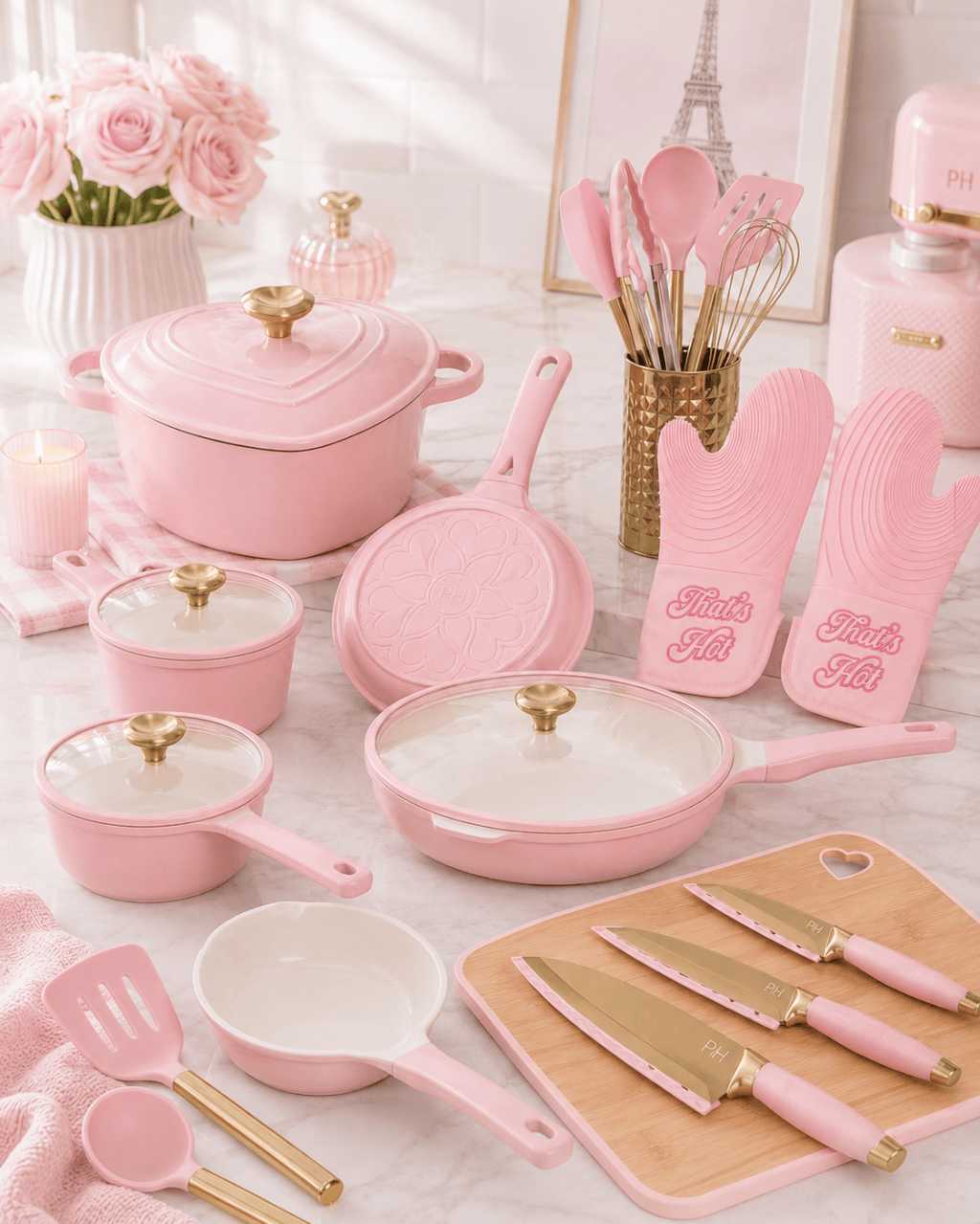 Paris Hilton Cookware Collection: The Viral Pink Kitchen Essentials Everyone Wants&nbsp;🎀
