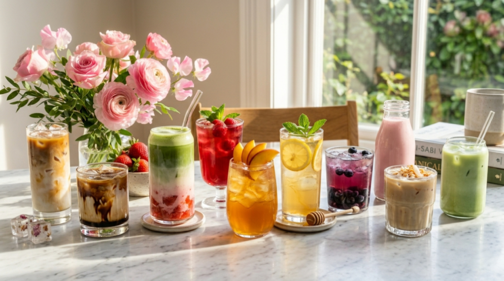 10 Cozy Iced Drinks To Romanticize Your&nbsp;Day🌸